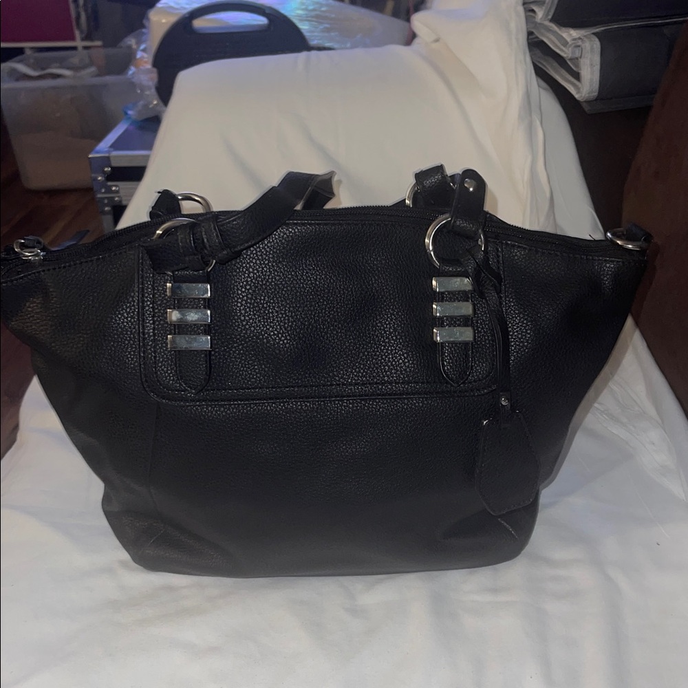 Jessica Simpson Black Leather Women's Handbag